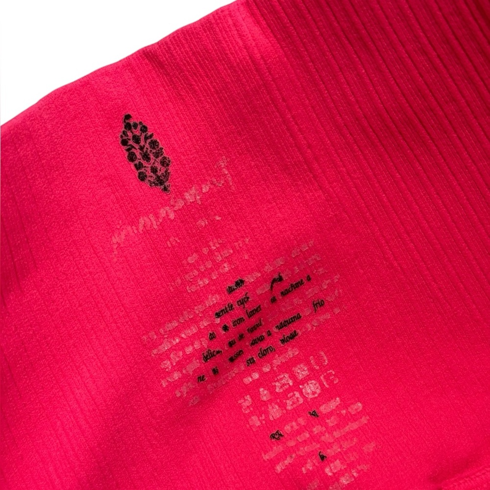 Free People FP Movement M/L Bright Pink Good Karma Leggings - Picture 7 of 8